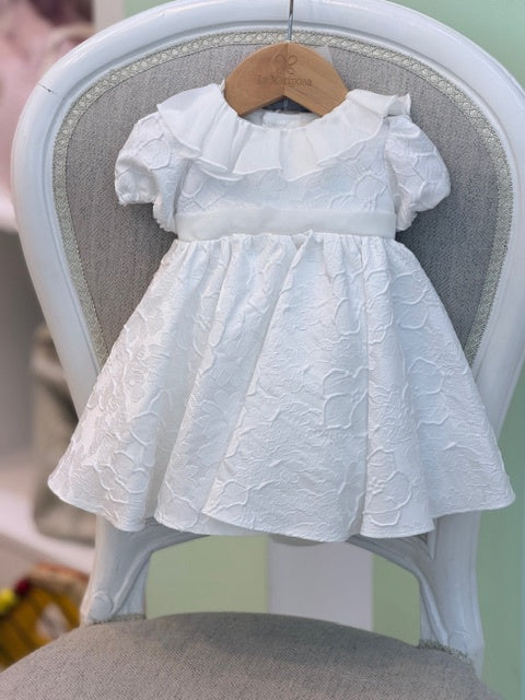 Set dress and knicker white floral