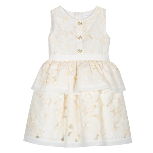 GIRL DRESS  CHAMPAGNE